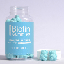 OEM Fast Shipping 100% Natural Biotin Collagen vitamins Gummies bear for skin whitening Skin care Hair And Nail